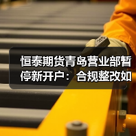 恒泰期货青岛营业部暂停新开户：合规整改如何展开？