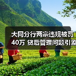 大同分行两宗违规被罚40万 贷后管理问题引监管重拳