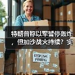 特朗普称以军暂停轰炸，但加沙战火持续？实时画面揭真相