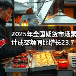 2025年全国期货市场累计成交额同比增长23.74%