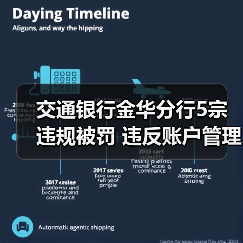 交通银行金华分行5宗违规被罚 违反账户管理规定等