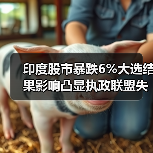 印度股市暴跌6%大选结果影响凸显执政联盟失利 印度股市暴跌6%大选结果影响凸显执政联盟失利