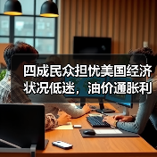 四成民众担忧美国经济状况低迷,油价通胀利率拖累信心 四成民众担忧美国经济状况低迷,油价通胀利率拖累信心
