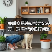 珠海华润银行违规被罚550万,关联交易和贷款分类问题引关注-启闻网 珠海华润银行违规被罚550万,关联交易和贷款分类问题引关注-启闻网