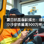 夏日新品爆款频出:绿沙沙拿铁首周900万杯售罄,联名周边引发抢购热潮 夏日新品爆款频出:绿沙沙拿铁首周900万杯售罄,联名周边引发抢购热潮