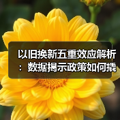 以旧换新五重效应解析：数据揭示政策如何撬动消费新趋势