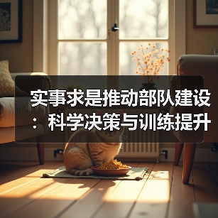 实事求是推动部队建设:科学决策与训练提升的实践启示 实事求是推动部队建设:科学决策与训练提升的实践启示
