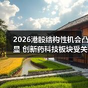 2026港股结构性机会凸显 创新药科技板块受关注 2026港股结构性机会凸显 创新药科技板块受关注