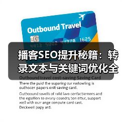 播客SEO提升秘籍:转录文本与关键词优化全解析 播客SEO提升秘籍:转录文本与关键词优化全解析