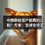 中国新能源产能真的过剩?专家:全球需求支撑发展 中国新能源产能真的过剩?专家:全球需求支撑发展