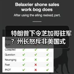 特朗普威胁芝加哥部署国民警卫队,州长怒斥非美国式-启闻网 特朗普威胁芝加哥部署国民警卫队,州长怒斥非美国式-启闻网