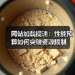网站加载提速:性能预算如何突破资源限制 网站加载提速:性能预算如何突破资源限制