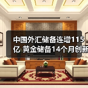 中国外汇储备连增115亿 黄金储备14个月创新高 中国外汇储备连增115亿 黄金储备14个月创新高