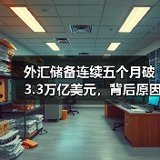 外汇储备连续五个月破3.3万亿美元,背后原因是什么? 外汇储备连续五个月破3.3万亿美元,背后原因是什么?