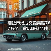 期货市场成交额突破767万亿,背后哪些品种成主力? 期货市场成交额突破767万亿,背后哪些品种成主力?