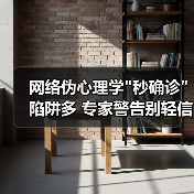网络伪心理学”秒确诊”陷阱多 专家警告别轻信 网络伪心理学”秒确诊”陷阱多 专家警告别轻信