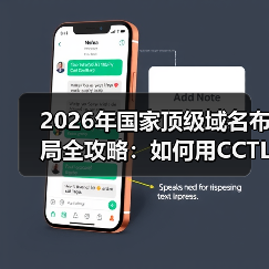 2026年国家顶级域名布局全攻略：如何用CCTLD精准提升本地信任？