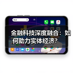 金融科技深度融合:如何助力实体经济? 金融科技深度融合:如何助力实体经济?