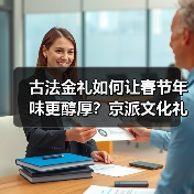 古法金礼如何让春节年味更醇厚?京派文化礼赠新体验 古法金礼如何让春节年味更醇厚?京派文化礼赠新体验