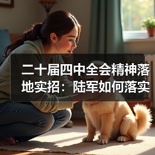 二十届四中全会精神落地实招：陆军如何落实？