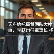 天府信托高管团队大换血,李跃出任董事长 杨豪接任总裁 天府信托高管团队大换血,李跃出任董事长 杨豪接任总裁