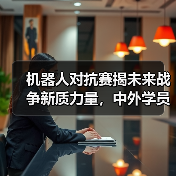 机器人对抗赛揭未来战争新质力量,中外学员沉浸体验智能作战 机器人对抗赛揭未来战争新质力量,中外学员沉浸体验智能作战