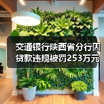 交通银行陕西省分行因贷款违规被罚253万元 交通银行陕西省分行因贷款违规被罚253万元
