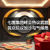 七国集团峰会热议武器 民众抗议加沙与气候危机 七国集团峰会热议武器 民众抗议加沙与气候危机