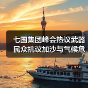 七国集团峰会热议武器 民众抗议加沙与气候危机 七国集团峰会热议武器 民众抗议加沙与气候危机