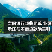 贵阳银行频收罚单 业绩承压与不良贷款隐患引热议 贵阳银行频收罚单 业绩承压与不良贷款隐患引热议