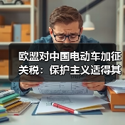 欧盟对中国电动车加征关税:保护主义适得其反? 欧盟对中国电动车加征关税:保护主义适得其反?