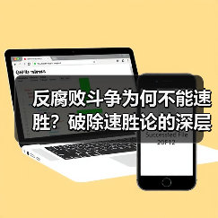 反腐败斗争为何不能速胜？破除速胜论的深层思考