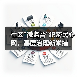 社区”微监督”织密民心网,基层治理新举措 社区”微监督”织密民心网,基层治理新举措