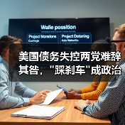 美国债务失控两党难辞其咎,”踩刹车”成政治难题? 美国债务失控两党难辞其咎,”踩刹车”成政治难题?
