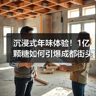 沉浸式年味体验!1亿颗糖如何引爆成都街头的甜蜜风暴? 沉浸式年味体验!1亿颗糖如何引爆成都街头的甜蜜风暴?