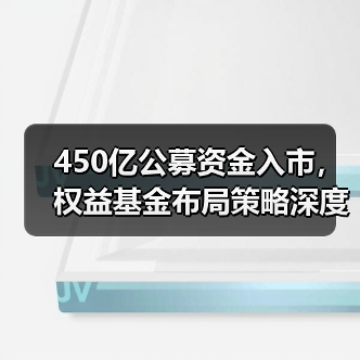 450亿公募资金入市,权益基金布局策略深度解析 450亿公募资金入市,权益基金布局策略深度解析