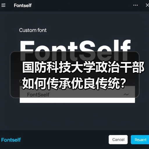国防科技大学政治干部如何传承优良传统？