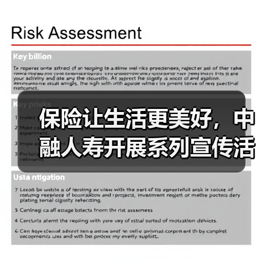 保险让生活更美好，中融人寿开展系列宣传活动彰显企业责任