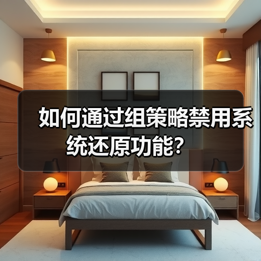 如何通过组策略禁用系统还原功能? 如何通过组策略禁用系统还原功能?