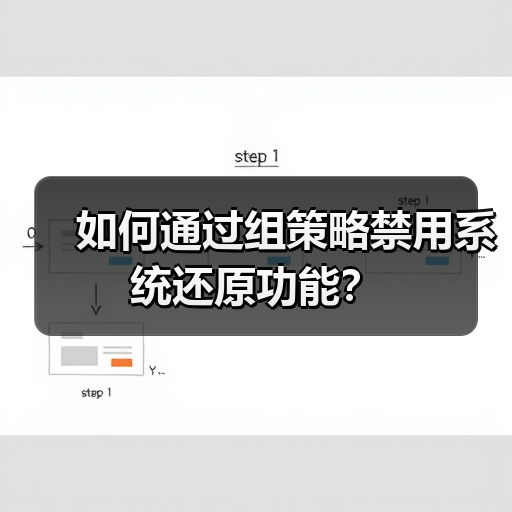 如何通过组策略禁用系统还原功能? 如何通过组策略禁用系统还原功能?