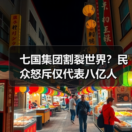 七国集团割裂世界?民众怒斥仅代表八亿人 七国集团割裂世界?民众怒斥仅代表八亿人