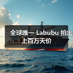 全球唯一 Labubu 拍出上百万天价 全球唯一 Labubu 拍出上百万天价