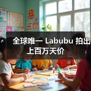 全球唯一 Labubu 拍出上百万天价 全球唯一 Labubu 拍出上百万天价