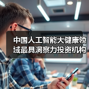 中国人工智能大健康领域最具洞察力投资机构TOP10 中国人工智能大健康领域最具洞察力投资机构TOP10
