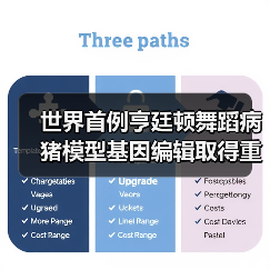 世界首例亨廷顿舞蹈病猪模型基因编辑取得重大突破 世界首例亨廷顿舞蹈病猪模型基因编辑取得重大突破