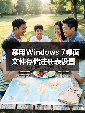 禁用Windows 7桌面文件存储注册表设置 禁用Windows 7桌面文件存储注册表设置