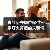 春节坚守岗位保供气 万家灯火背后的夫妻情