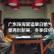 广东珠海管道单日输气量再创新高,冬季保供稳中有升 广东珠海管道单日输气量再创新高,冬季保供稳中有升