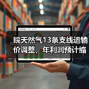 皖天然气13条支线运输价调整,年利润预计缩水3400万 皖天然气13条支线运输价调整,年利润预计缩水3400万