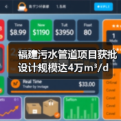 福建污水管道项目获批 设计规模达4万m³/d 福建污水管道项目获批 设计规模达4万m³/d